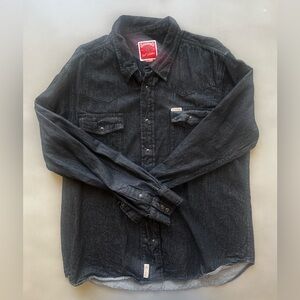 Sendero Co black denim button down